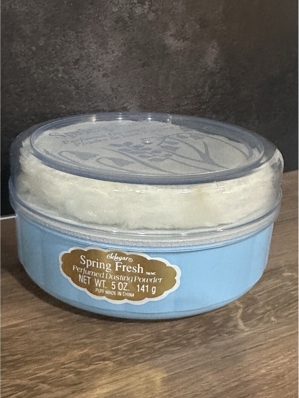 Belcam Spring Fresh Perfumed Body Dusting Powder Talc 5oz NEW Sealed Blue VTG